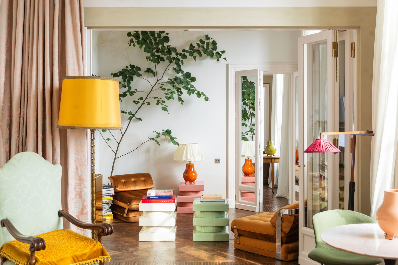 Image may contain Indoors Interior Design Plant Potted Plant and Lamp