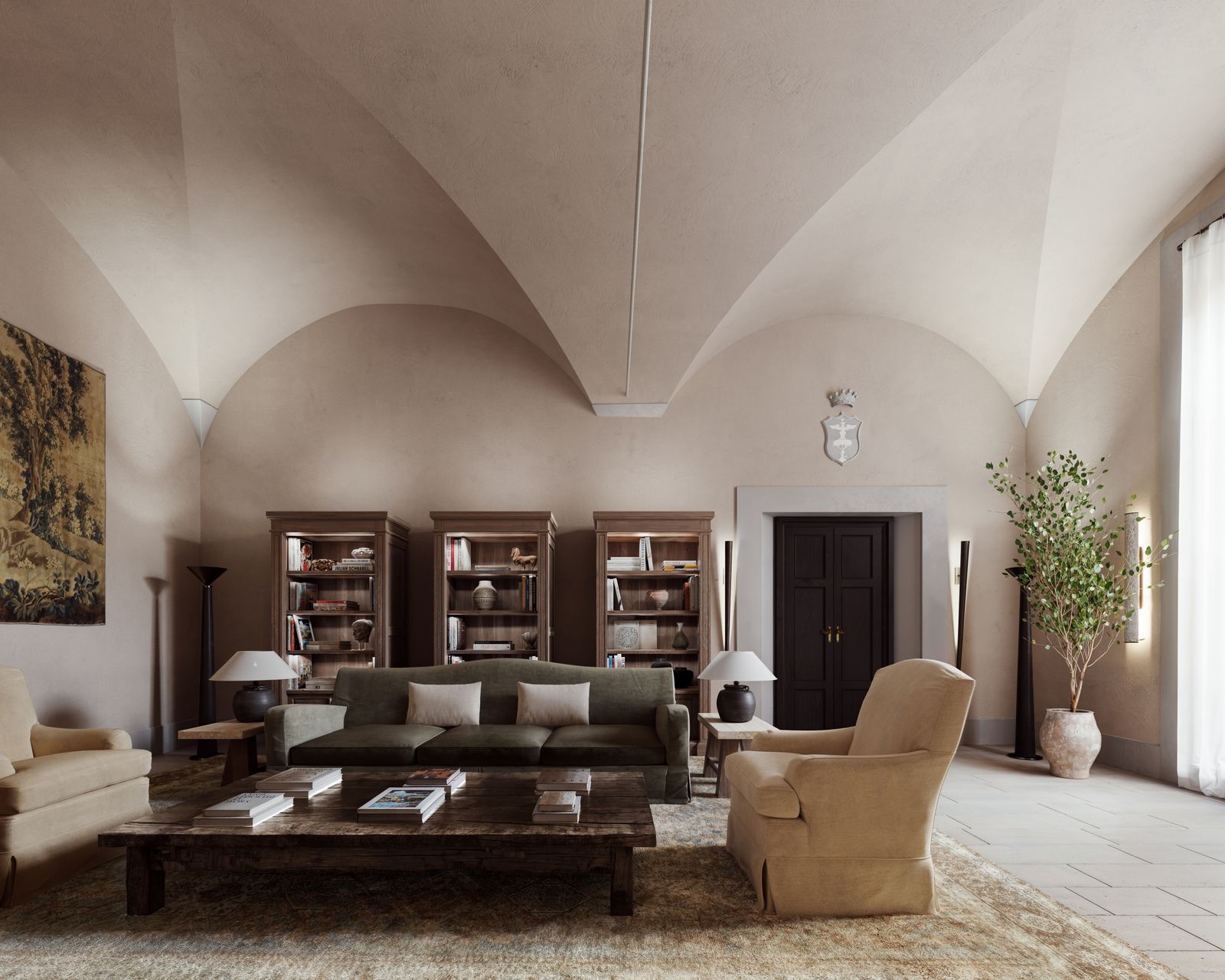 Image may contain Home Decor Book Publication Furniture Architecture Building Indoors Living Room and Room